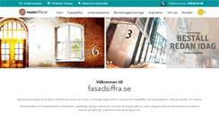 Desktop Screenshot of fasadsiffra.se
